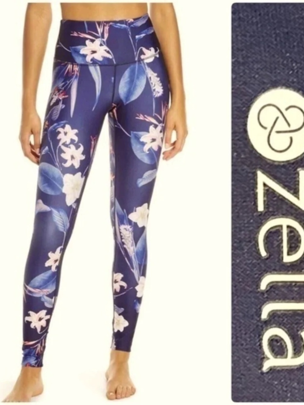 Zella Stardust Floral Print High Rise Leggings